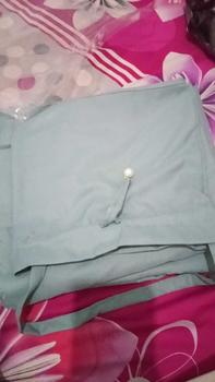 Product Review of Mukena Dewasa Traveling Mini Alwi Series Free Tas Pouch Serut Mutiara Atasan Bawahan Panjang Katun Lembut mukenah  Muslim resleting from R** W**i 0