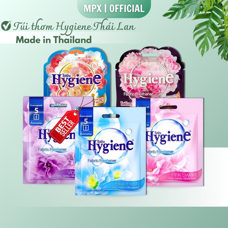   Combo  Túi thơm Hygiene Thái Lan - Có 8 mùi hương nước hoa khác nhau - Túi có dây treo làm thơm phòng tủ quần áo tủ giày - MPX 