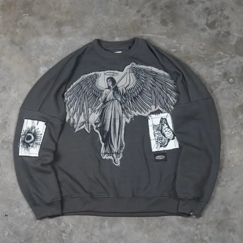 Oversized Boxy Cut Crewneck | SERAPH | Poseidon Reprisal