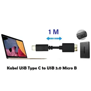 ROBOTSKY Kabel USB Type C to USB 3.0 Micro B HDD Data Cable 1M - SGC10