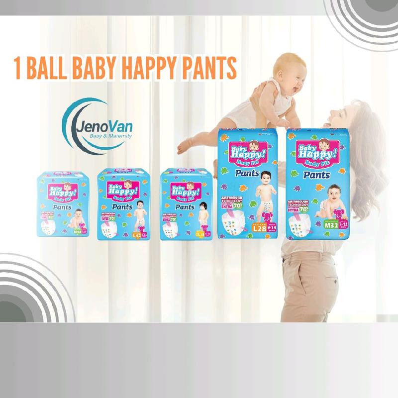 1 Ball Baby Happy Pants All Size Popok Bayi 0