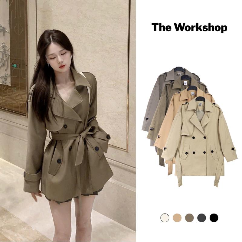  Áo khoác nữ Kaki hàn quốc cao cấp Áo mangto  măng tô  MT04 2 lớp dày dặn dáng ngắn form rộng siêu ấm vào mùa đông siêu rẻ trẻ đẹp nhất 
