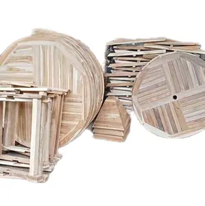 payung, meja, kursi lipat Kayu