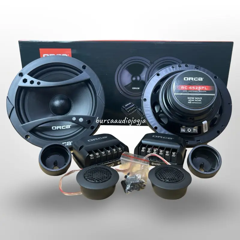 Speaker Split Orca RC 652SPL - 6.5 Inch Speaker Pintu 2 Way Mobil Universal Car Speakers Audio Mobil 2