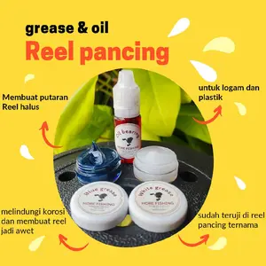 pelumas reel pancing satu paket