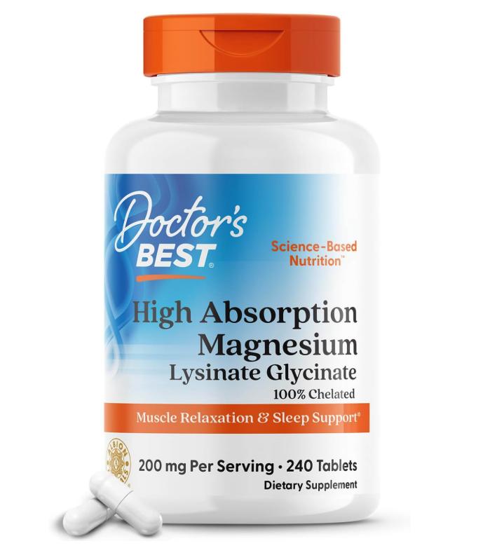 Doctor's Best High Absorption 200 mg Magnesium L-Glycinate 0