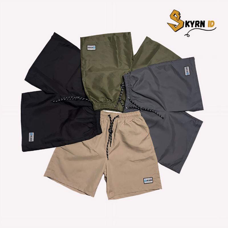 PAKET 2 PCS & 1 PCS  CELANA PENDEK BOARDSHORT ONEAWAY MURAH NYAMAN SANTAI PANTAI DISKON MELAR DI PINGGANG ADA KANTONG NYA UNTUK PRIA DAN WANITA ADA WARNA ABU HIJAU 6