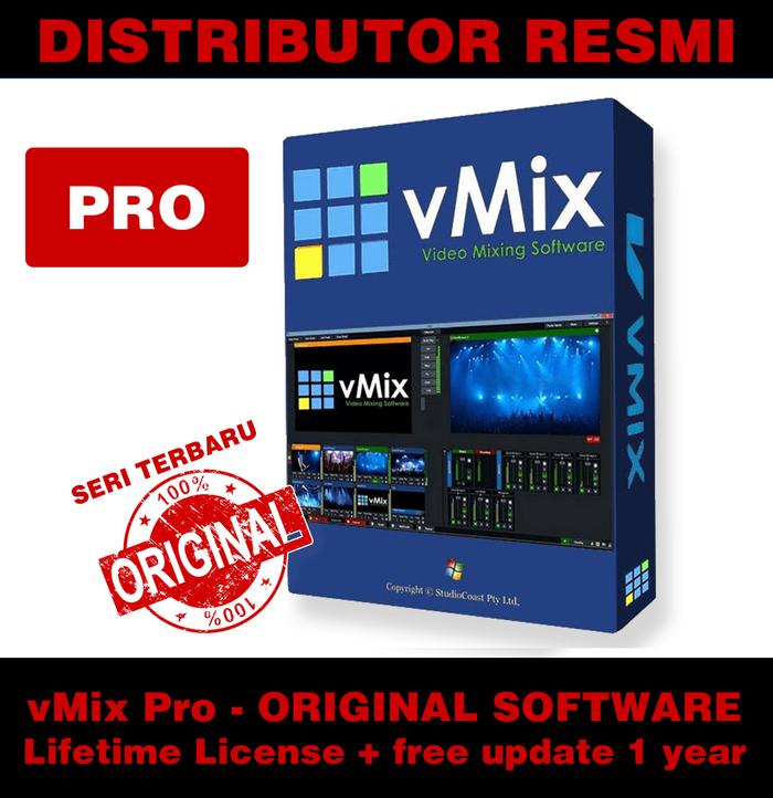 Jual vMix Pro - Original Software License - Live Streaming Software ...