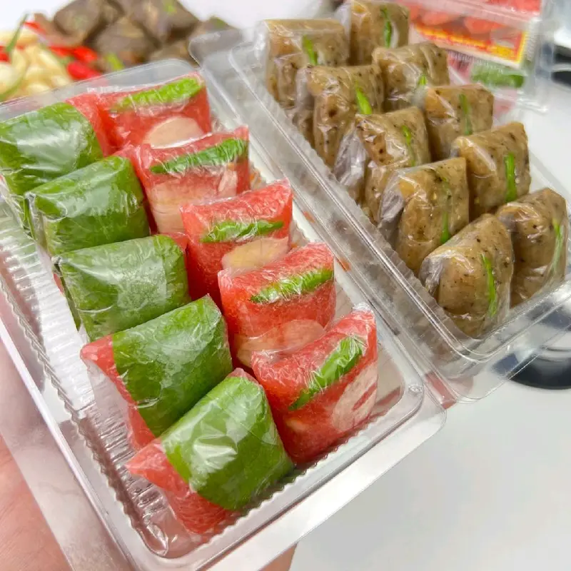 ( Hàng Việt ) 5 Hộp Nem Lai Vung Truyền Thống, Nem Chua - Bì Da ( Hộp 160g/ 10 chiếc ) - Đặc Sản Miền Tây - Ăn Vặt, Food, Nem Kim Ngân 2