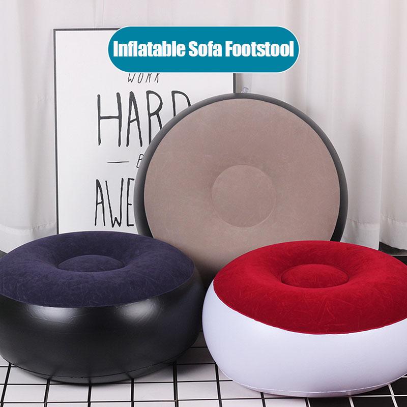 Ghế Sofa Bơm Hơi, Phong Cách Lười Biếng, Ghế Để Chân Có Thể Gập Lại Ghế Để Chân Ngoài Trời, Ghế Đẩu Đổ Xô, Ghế Đẩu Tròn Bơm Hơi 0