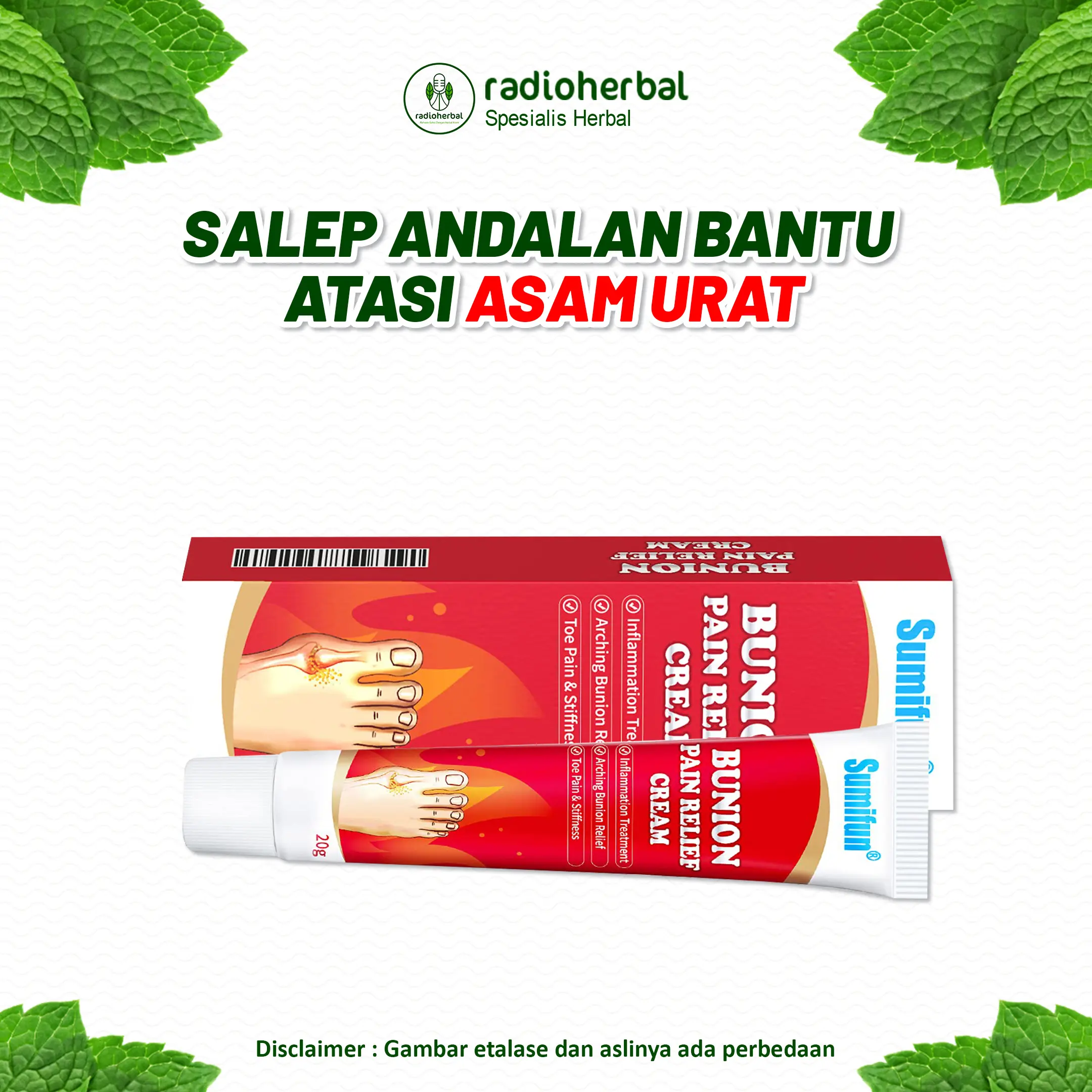 Salep Sumifin Bunion Bantu Atasi Masalah Asam Urat