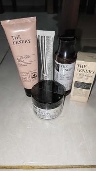 Product Review of The Fenery 5pcs AHA Centella  Toner & Salicylic Acid Cleanser & Niacinamide Brightening Serum & Niacinamide Whitening Sunscreen & Ceramide Cream - Facial Wash Jerawat Ceramide Moisturizer Wajah Niacinamide Brightening Suncreen Serum Toner Wajah Pencerah from H** 0