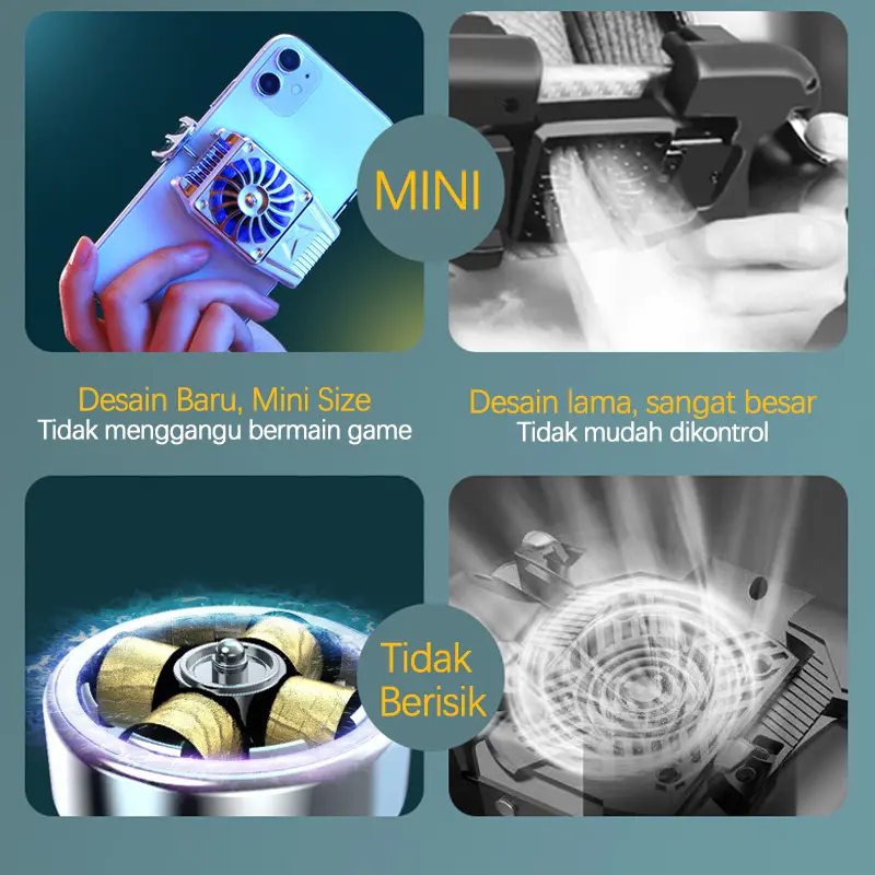 Fancooler Pendingin Hp Radiator Coolingfan Gaming Cooler For Mobile Phone Gamepad Gaming Holder 7