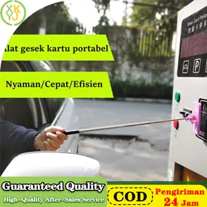 [XYKJ]Tongtol Stainless Tongkat Tol Besi Tongtoll Kartu Etoll E Money Flazz Toll Adjustable Stenlis Steel