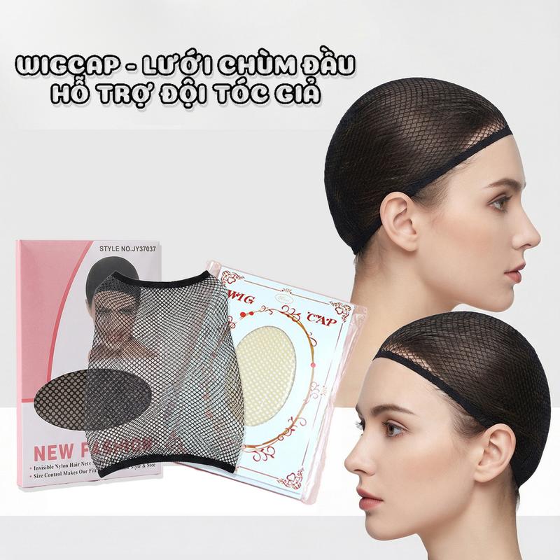 Lưới Đội Tóc Giả Wig Cap – Lưới Trùm Tóc Giả Co Giãn Tốt, Ôm Gọn, Dễ Dùng Cho…
