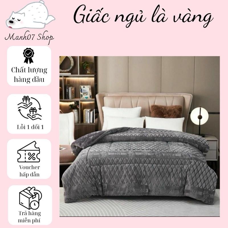 Chăn Lông Thỏ Siêu Ấm 2mx2m3 nặng 3 kg
