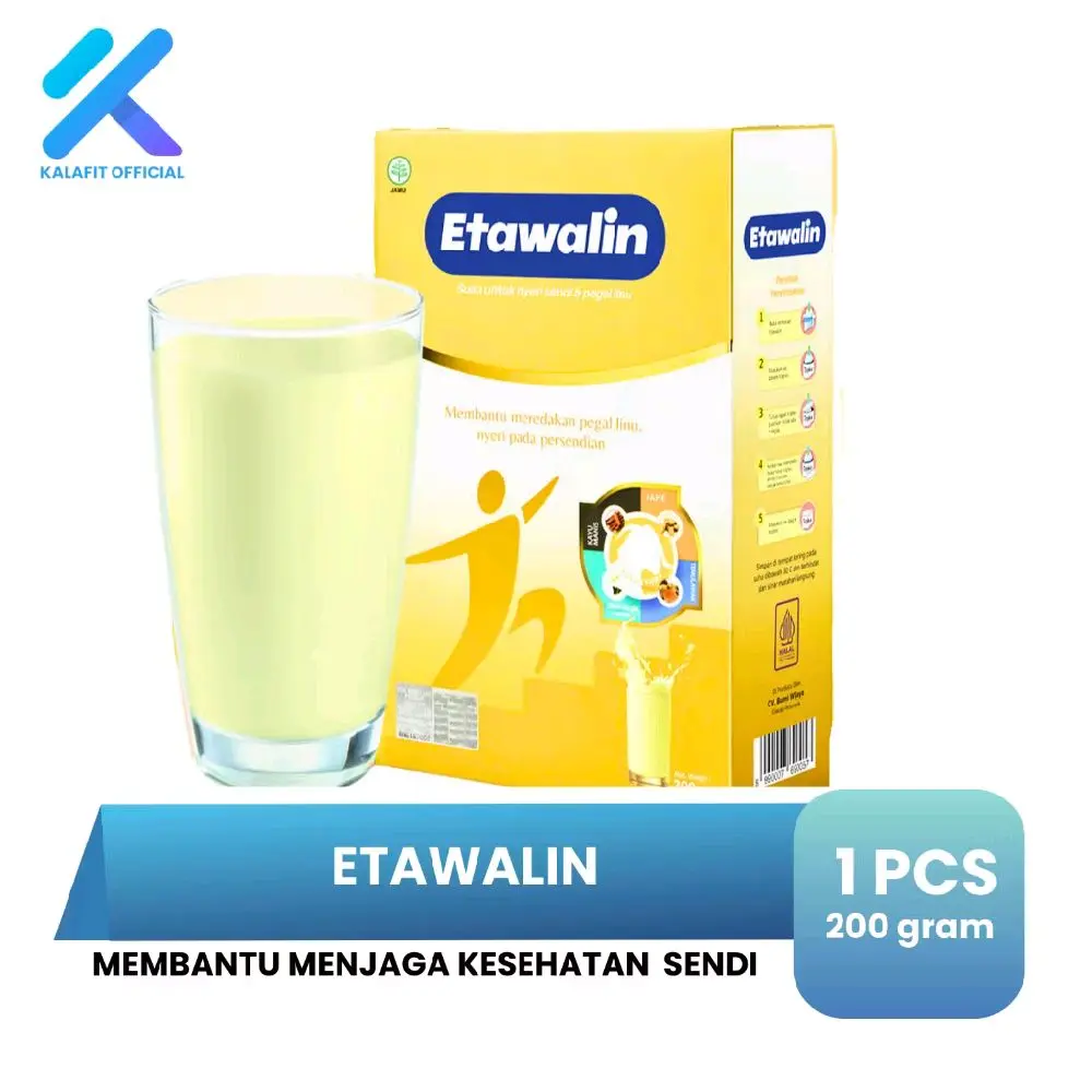 Etawalin Susu Kambing Original Atasi Asam Urat Nyeri Sendi 1 Box Dairy Milk Bubuk Bahan