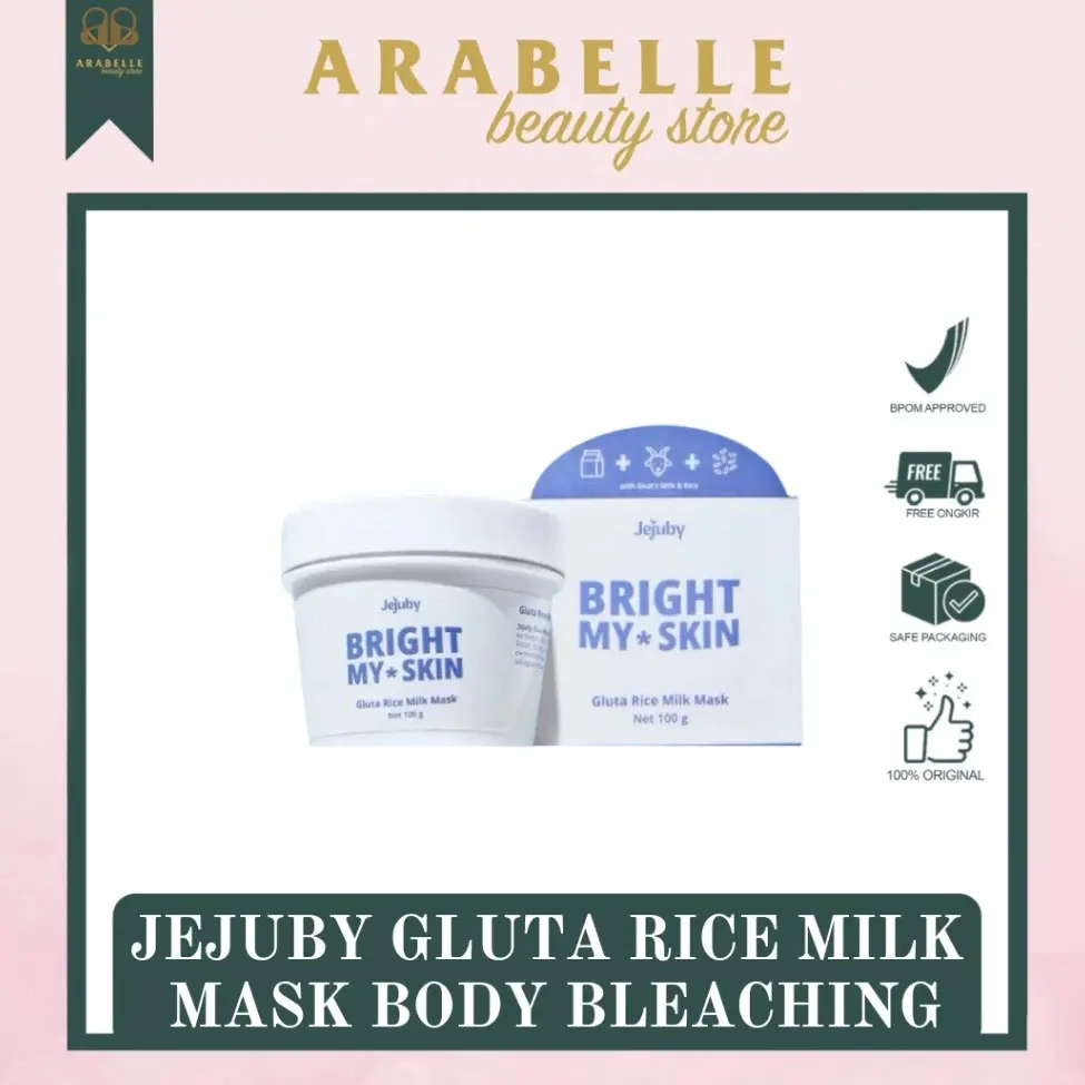 Jejuby Gluta Rice Milk Mask Body Bleaching