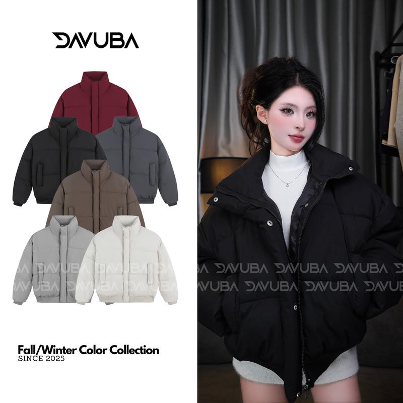 DAVUBA x Đàm Duy Bộ I Áo Phao Boxy Ver2 Dày Dặn Tay Dài Cổ Cao Nam Nữ SM162