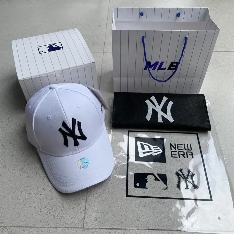 TOPI BASEBALL NEW YORK YANKEES WHITE CAP PUTIH MINIFONT