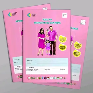 Buku Pink Kemenkes terbaru 2023 Kesehatan Ibu dan Anak free stiker