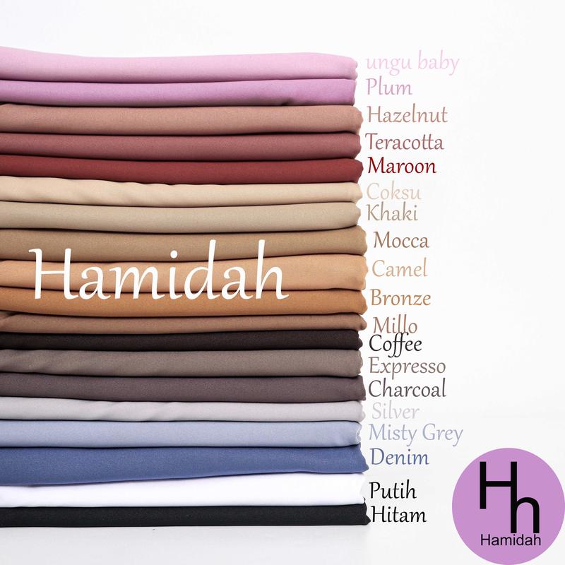 Product Introduction of Hamidah - HIjab Bergo Anak Hamidah 3-9 Tahun Matt Jersey 2