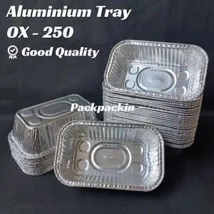 ALUMINIUM FOIL CUP | ALUMINIUM FOIL TRAY OX - 250 | WADAH SCHOTEL | DIMSUM