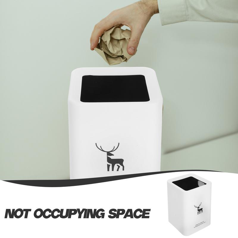 Small Trash Can for Bathroom Waste Basket Trash Can Dorm Room Trash Can for Kitchen Plastic Bathroom Trash Can Cute Trash Can Bin 0