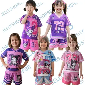 stelan jersey anak perempuan 2-10 tahun karakter KUROMI 72