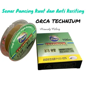 Senar Orca Technium Kuat dan Tidak Mudah Keriting ( Teknium )
