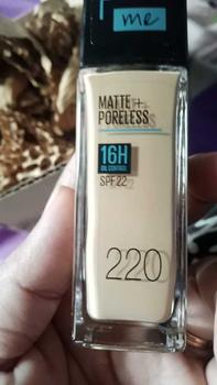 Product Review of Maybelline Fit Me Matte + Poreless #220 Liq Matte Foundation MakeUp from D** A**a B**a 1