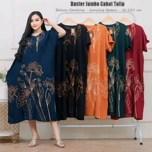 Daster Cabutan Jumbo Motif Tulip Ld 125 Pb 115