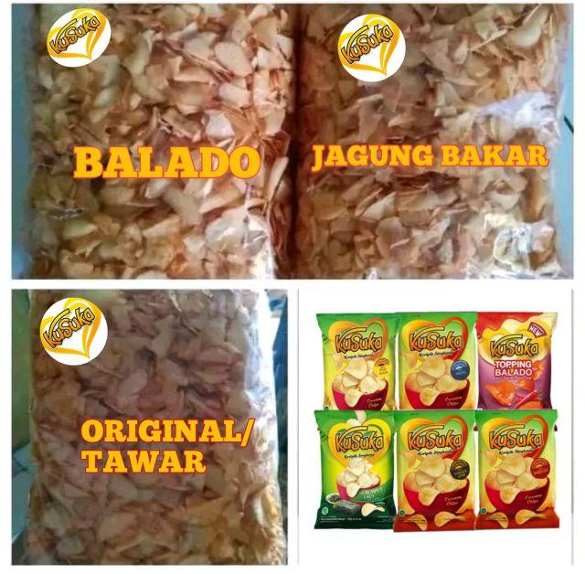 keripik patahan /remukan  1kg dan1/2kg renyah enak gurih varian rasa. dengan berat 500gr dan 1000gr