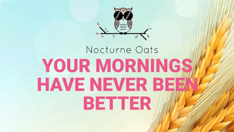 Product Introduction of NOCTURNE OATS- Overnight oat premix 80g (cookies and cream)  Instant Oatmeal Breakfast 0
