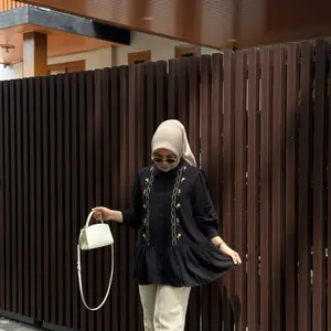 GAGE-Shaina Atasan Blouse Aurel Bahan Rayon