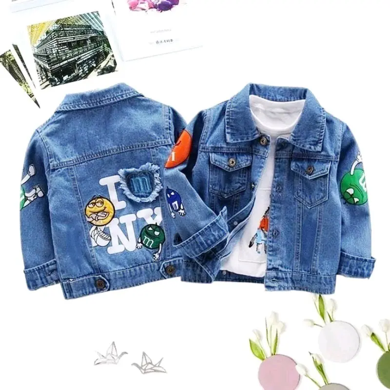 Jaket Jeans Anak Laki-Laki 1 - 6 Tahun