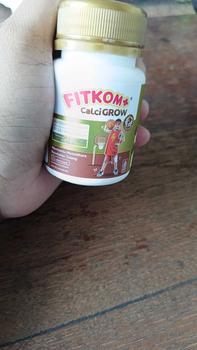 Product Review of Fitkom Calcigrow Tablet Hisap Rasa COklat - Suplemen Pertumbuhan Tinggi Badan Anak from E**a 0
