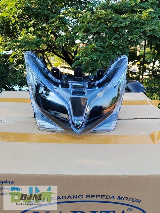 black housing lampu depan reflektor vario 125 old kode kZr vario 2012-2013-2014 Motorcycle