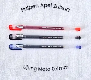 (12pcs) SF1020 Pulpen Bolpen Bolpoin Bolpoint Pena Hitam 0.4mm merk SAFARI Biru Tinta Cair Stationery