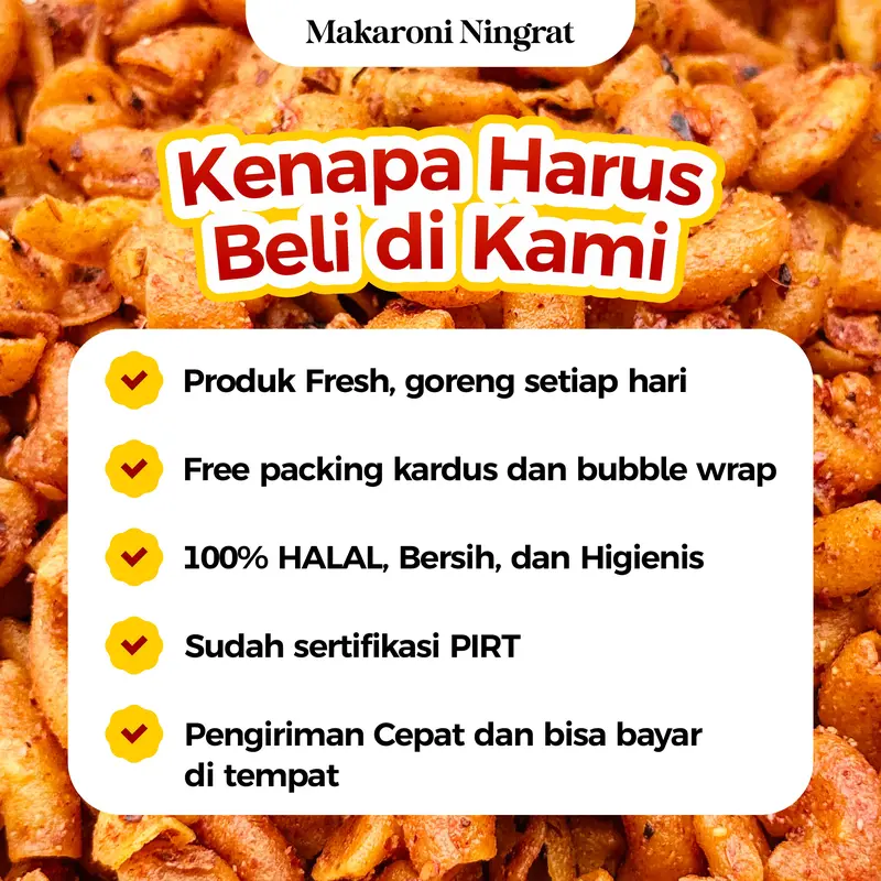 Basreng Cikruh 250gr Ningrat Pedas Gurih & Pedas Daun Jeruk Food Snack Camilan Pedas Halal Crispy 2