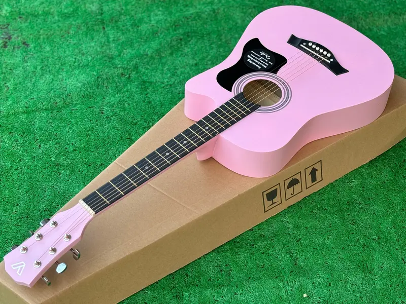 Guitar Aucostic 3/4 T94- CHÍNH HÃNG  -Tặng kèm phụ kiện- Dài 96cm size 38 7