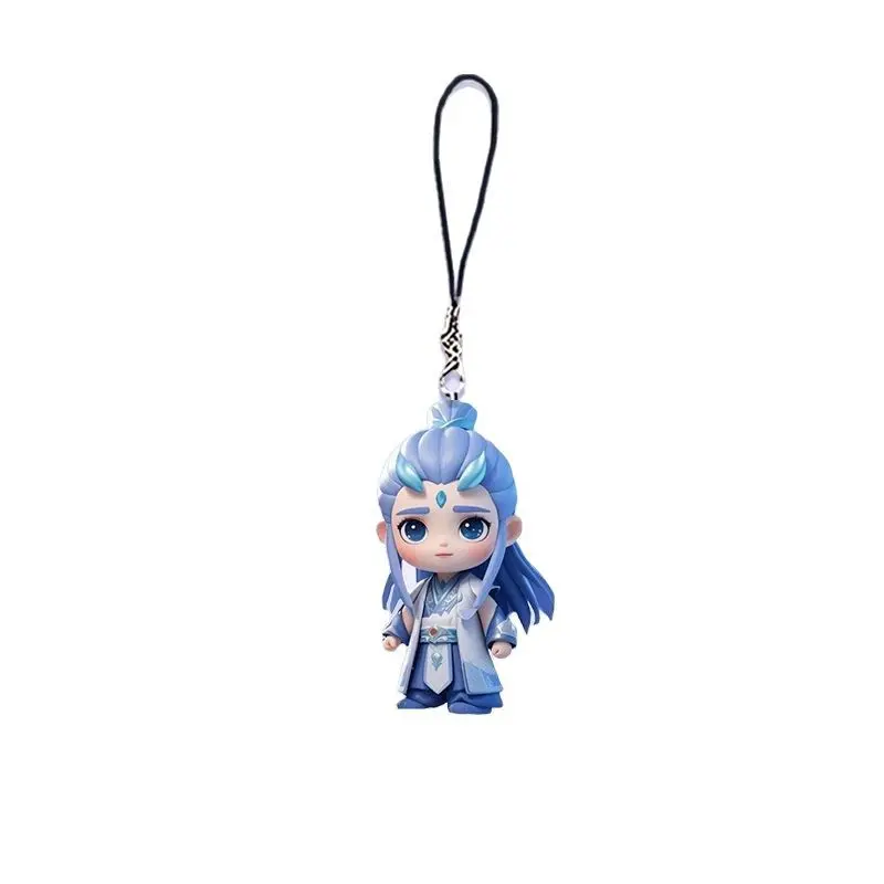 Nezha 2 Erchuang Acrylic Peripheral Lotus Cake CP Mobile Chain Pendant Cartoon Animation Nezha Ao Bing School Bag Ornament