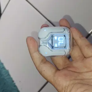 Fetch TWS Air31 Headset Bluetooth Gaming Earphone With Microphone Bass Headphone Wireless Ultrapods Led Telepon Komputer Ponsel Earbuds Peredam