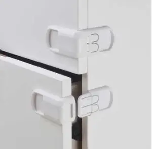 Kunci Pengaman Pintu Lemari laci Sudut Drawer Safety Belt Lock Untuk Keamanan Bayi / Pengaman Pintu Laci Lemari Pengunci Rak dan Kunci Lemari Anak Bayi Baby SAFETY LOCK - DIMINATISTORE