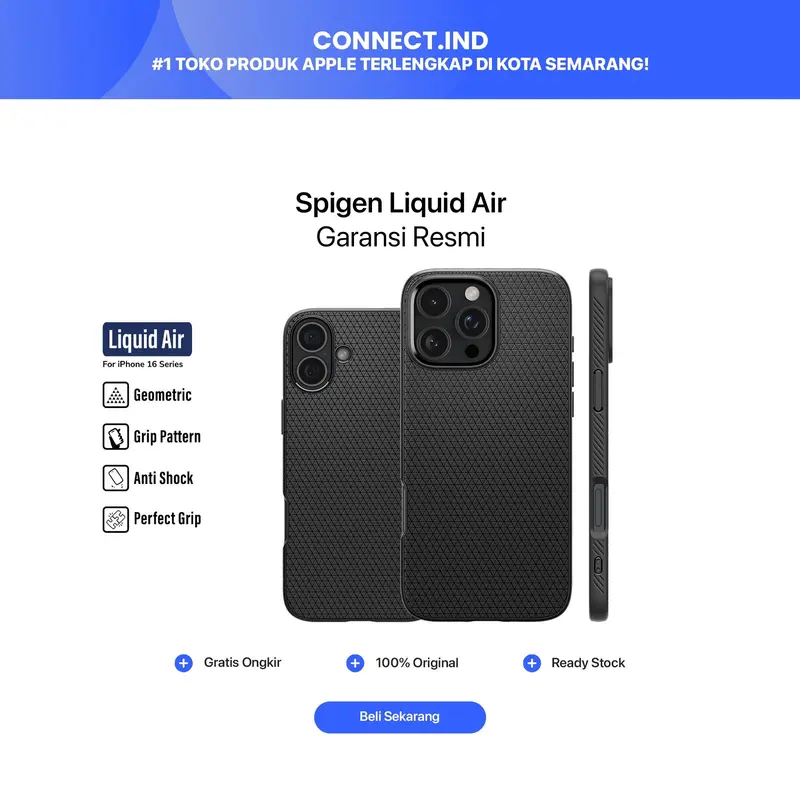 Spigen Liquid Air Matte Soft Cover Casing Case Iphone 15 Plus Pro Max 0