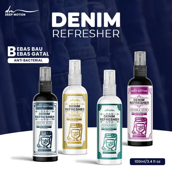 Paket Denim Refresher Anti Bakteri Bau & Gatal