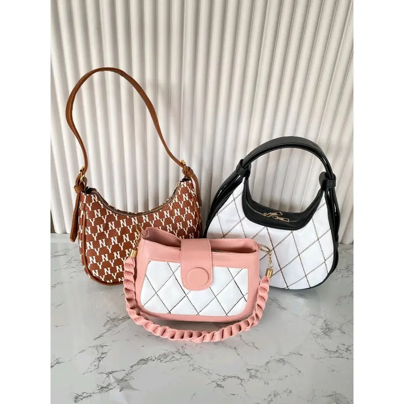PAKET HEMAT DAPAT 3 TAS SELEMPANG DAN TAS BAHU (CLARISA BULAN TARTAN DAN HANA) 4