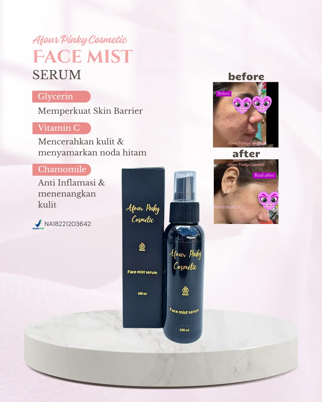 FACEMIST SERUM - AFOURPINKY