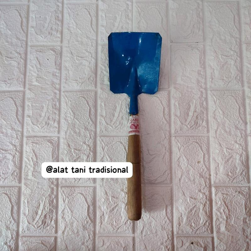 ||PAKET HEMAT|| Sekop mini, garuk bentuk tangan, garuk sampah gagang kayu 3