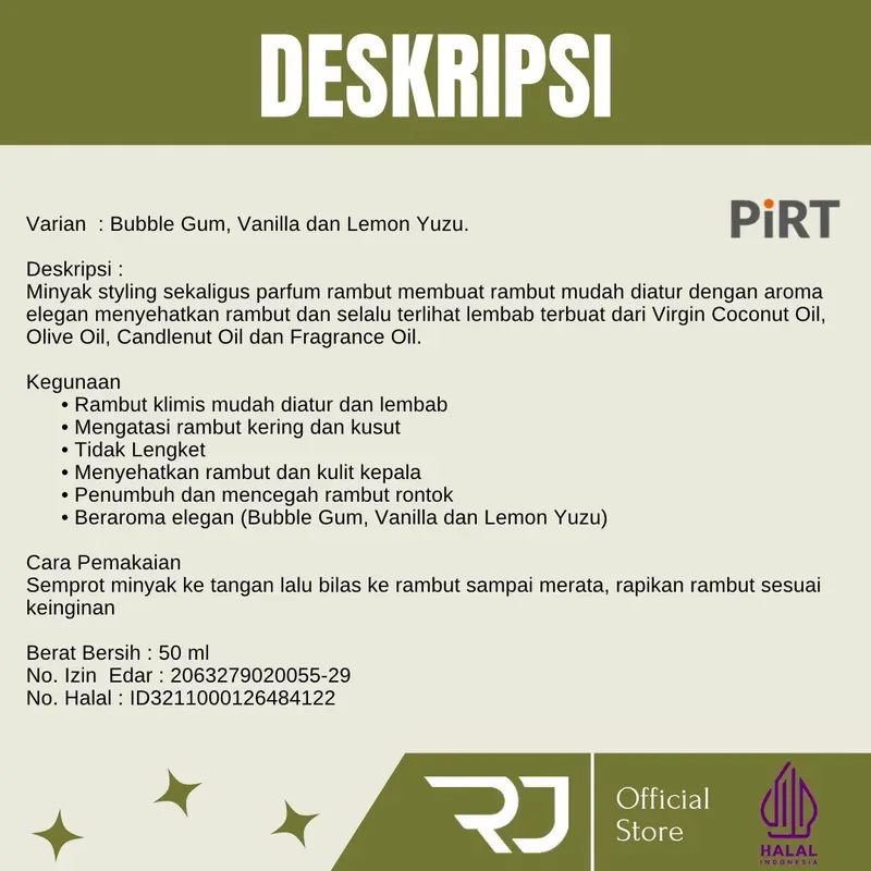 Paket Hemat 3 Botol Minyak Rambut Keys Hair Energy Bubble Gum, Vanilla dan Lemon Yuzu. Meluruskan Menghitamkan Merapikan untuk Rambut Kering Ketombe Rontok 4